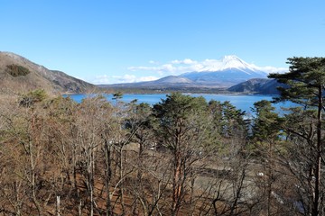 Poster - 本栖湖からの富士山