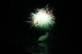 Fototapeta Dmuchawce - Beautiful explosion of fireworks in the skies