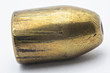 Close up, Forensics ballistics rifling marks on bullet also known as land impressions and groove impressions