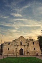 The Alamo In San Antonio At Dawn