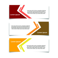 Poster - Abstract Web banner design background or header Templates vector illustration