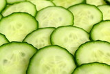 Fototapeta  - Cucumber slices