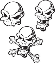 Cartoon Skull And Crossbones Free Stock Photo - Public Domain Pictures