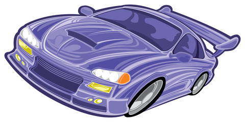 Sticker - Sports car