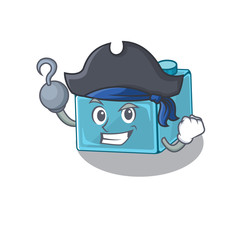 Sticker - Cutebrick toys mascot design with a hat