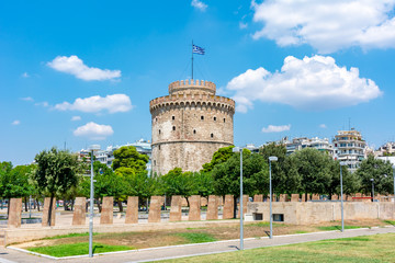 White tower in Thessaloniki, Greece