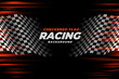 checkered racing flag speed background design