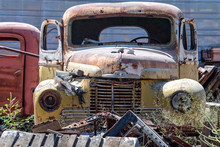 Old Abandoned Rusted Truck