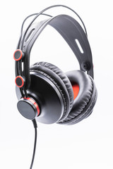 High-quality headphones on a white background.