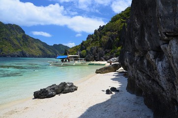 Wall Mural - tropical beach in Philippines 