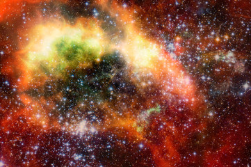 Wall Mural - background universe with stars, light effect, nebula and glaxy