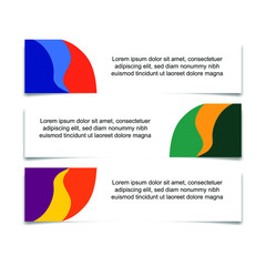 Leinwandbilder - Abstract Web banner design background or header Templates vector illustration