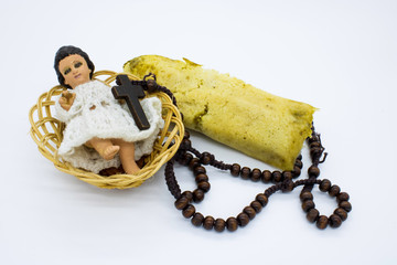 Candlemas Day February 2 of each year. The purification of the Virgin is celebrated, the child God is dressed and taken to the church to be blessed. It is style to eat tamales