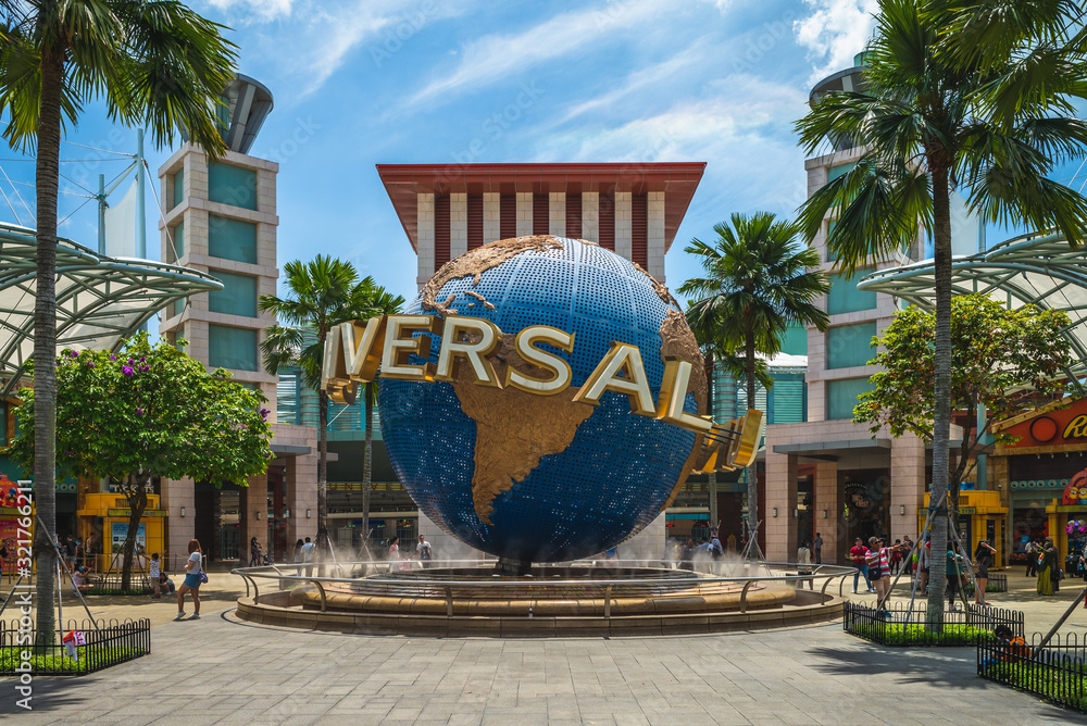 Universal Studio Rws Sentosa Sentosa, Singapore - February 5, 2020: Universal Studios Singapore, a ...