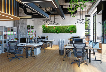 modern office interior,