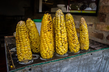 Street food in Colombia