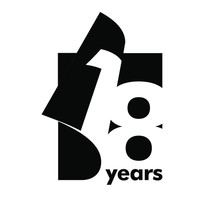 Vector 18 Years Anniversary Logotype. Isolated Black Logo 18 Th Jubilee On White Background