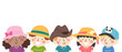 Kids Hat Day Illustration