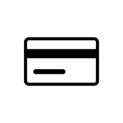 Simple Credit Icon Vector Design Template