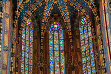 St. Mary's Basilica Interior In Krakow, Poland