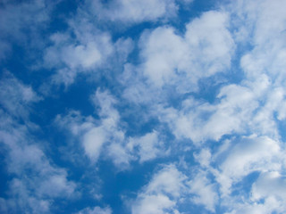 blue sky with beautiful clouds for design and desktop