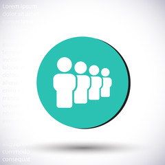 Vector people icon design 10 eps illustration