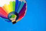 colorful hot air balloon on a beautiful summer day