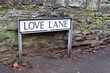 Love Lane in Mold, UK