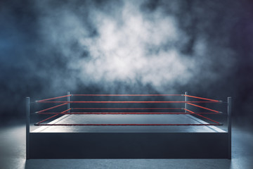 Wall Mural - Empty boxing ring