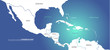 graphic vector of caribbean countries  map. central america map. 