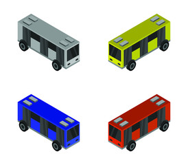 Poster - isometric bus