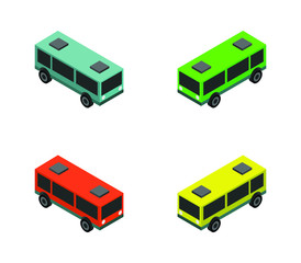 Sticker - isometric bus