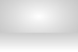 Fototapeta Do przedpokoju - White gray gradient background surround Vector