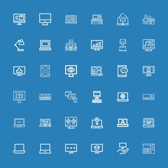  Editable 36 desktop icons for web and mobile