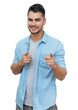 © Daniel Ernst - Fashionable hispanic hipster man with beard and casual clothes