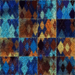 Naklejka na meble Imitation of a texture of rough canvas. Seamless pattern.