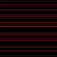 Wall Mural - Line seamless pattern. Red lines on black background. Abstract stripes, geometric modern design. Simple repeat ornament. Design wallpaper textile, fabric. Elegant fashion style. Vector illustration