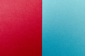 Two colors paper texture background. Place for text. Two tones. Background for presentation.