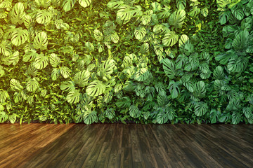 Canvas Print - Vertical garden wall