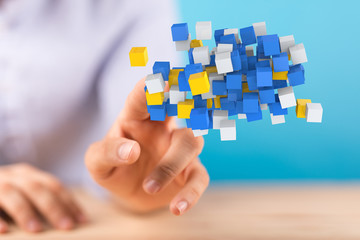 using cloud technology to send and receive files.
