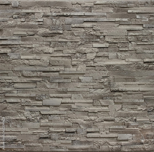 Photo Natural stone look anthracite wall panel texture