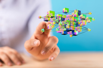 using cloud technology to send and receive files.