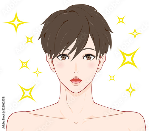 目を輝かせる素肌の男性 Stock イラスト Adobe Stock 目を輝かせる素肌の男性 Stock イラスト Adobe Stock