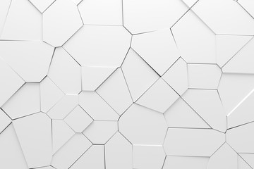Wall Mural - abstract background of cracked wall. 3d rendering.