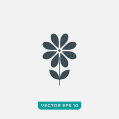 Wall Mural - Flower Icon Design, Vector EPS10