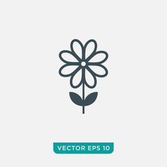 Wall Mural - Flower Icon Design, Vector EPS10