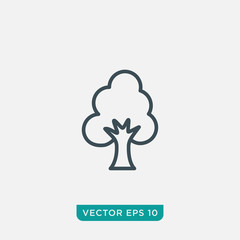 Wall Mural - Tree Icon Design, Vector EPS10