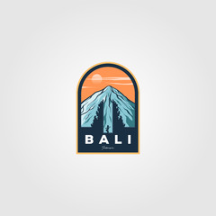 Poster - bali province indonesian logo vintage culture illustration design