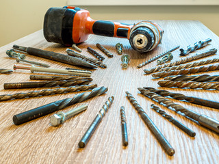 Electric drill, Drill set