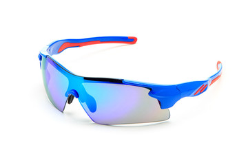 Modern stylish sports bike sun glasses